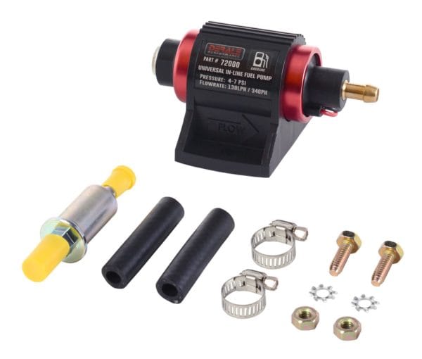 DERALE Electric Fuel Pump -5.5-9 psi - 35gph - 8mm line - Image 2